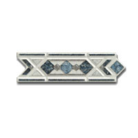 Dune Dune Emphasis Ceramic Borders Professional 2 1 / 2 X8 Lisboa Gris Tile  &  Stone