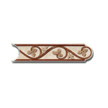 Dune Dune Emphasis Ceramic Borders Professional 2x8 Gema Beige Tile  &  Stone