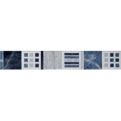 Dune Dune Emphasis Ceramic Borders Professional 2x12 Boston Azul Tile  &  Stone
