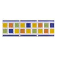 Dune Dune Emphasis Ceramic Borders Professional 3 1 / 4 X10 Atenas Color Tile  &  Stone