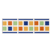 Dune Dune Emphasis Ceramic Borders Professional 3 1 / 4 X10 Atenas Color Mate Ii Tile  &  Stone