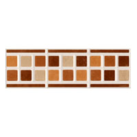 Dune Dune Emphasis Ceramic Borders Professional 3 1 / 4 X10 Atenas Cotto Tile  &  Stone
