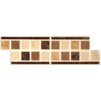 Dune Dune Emphasis Ceramic Borders Professional 3 1 / 4 X10 Lino Tile  &  Stone