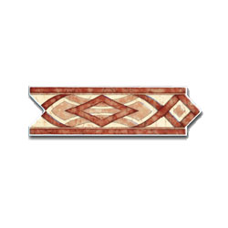Dune Dune Emphasis Ceramic Borders Professional 3 1 / 4 X10 Marsella Beige Tile  &  Stone