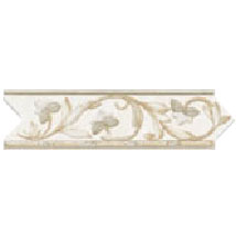 Dune Dune Emphasis Ceramic Borders Wall 2 3 / 8x8 Amalfi Verde Tile  &  Stone