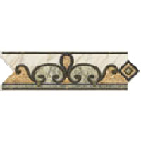 Dune Dune Emphasis Ceramic Borders Wall 3 1 / 8x10 Arabia Beige Tile  &  Stone