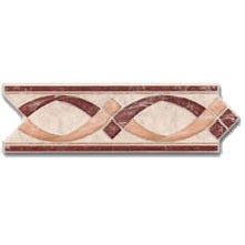 Dune Dune Emphasis Ceramic Borders Wall 3 1 / 8x10 Georgia Siena Tile  &  Stone