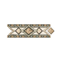 Dune Dune Emphasis Ceramic Borders Wall 3 1 / 8x10 Imperial Verde Tile  &  Stone
