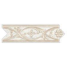Dune Dune Emphasis Ceramic Borders Wall 3 1 / 8x10 Krimea Beige Tile  &  Stone