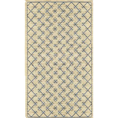Stepco Stepco Patio Rugs 10x12 724 Cream Blue Area Rugs