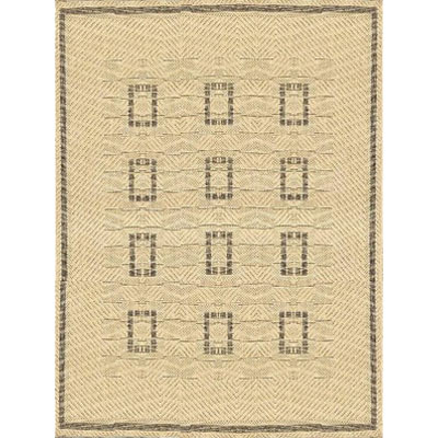 Stepco Stepco Patio Rugs 4.8 X 6.8 027 Cream Brown Area Rugs
