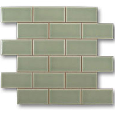 Adex USA Adex Usa Hampton Mosaic 2 X 4 Green Tile  &  Stone
