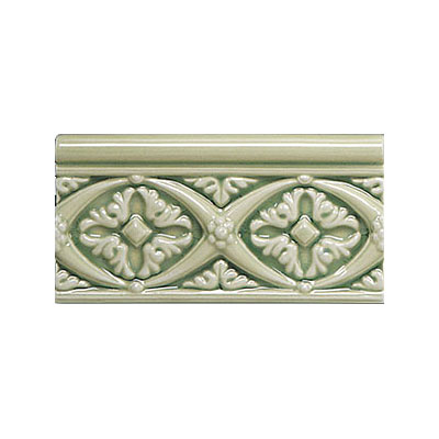 Adex USA Adex Usa Hampton Listello Byzantine 3 X 6 Green Tile  &  Stone