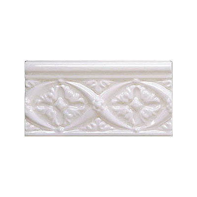 Adex USA Adex Usa Hampton Listello Byzantine 3 X 6 White Tile  &  Stone
