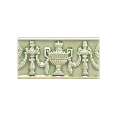 Adex USA Adex Usa Hampton Listello Empire 3 X 6 Green Tile  &  Stone