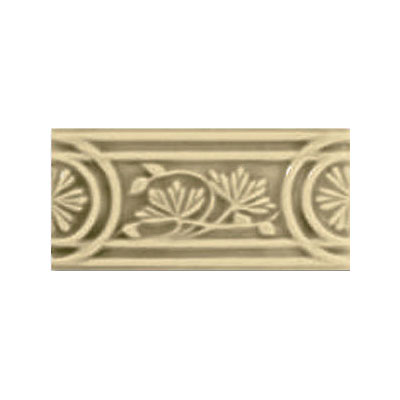 Adex USA Adex Usa Hampton Listello Flower 3 X 6 Olive Tile  &  Stone