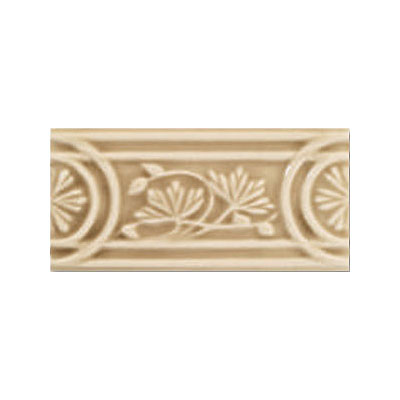 Adex USA Adex Usa Hampton Listello Flower 3 X 6 Taupe Tile  &  Stone