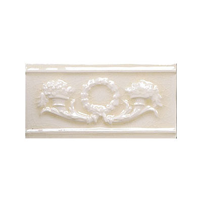 Adex USA Adex Usa Hampton Listello Renaissance 3 X 6 Bisque Tile  &  Stone