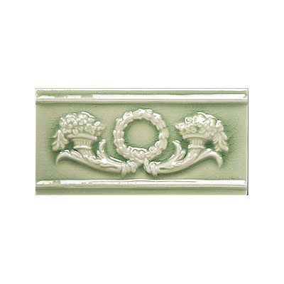 Adex USA Adex Usa Hampton Listello Renaissance 3 X 6 Green Tile  &  Stone