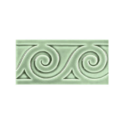 Adex USA Adex Usa Hampton Listello Sea 3 X 6 Green Tile  &  Stone