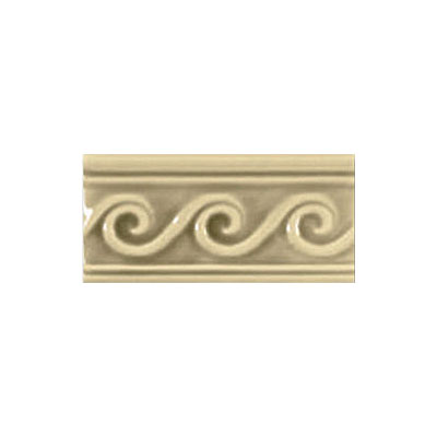 Adex USA Adex Usa Hampton Listello Waves 3 X 6 Olive Tile  &  Stone