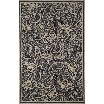 Trans-Ocean Import Co. Trans-ocean Import Co. Lido 8 Foot Round La Baker Black Area Rugs