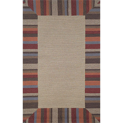 Trans-Ocean Import Co. Trans-ocean Import Co. Lido 8 Foot Square Beach Comber Border Tobacco Area Rugs