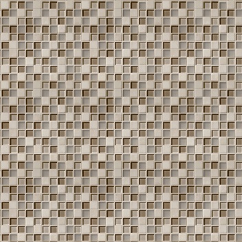Mannington Mannington Accent Gallery 1 X 1 Mosaic Beige Blend Tile  &  Stone