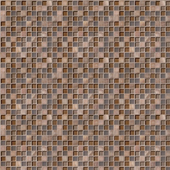 Mannington Mannington Accent Gallery 1 X 1 Mosaic Coral Blend Tile  &  Stone