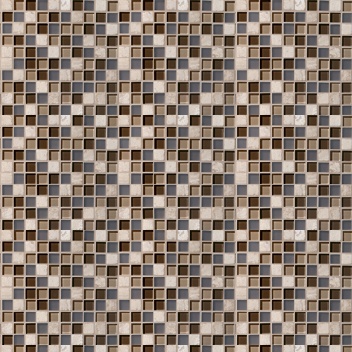 Mannington Mannington Accent Gallery 1 X 1 Mosaic Java Blend Tile  &  Stone