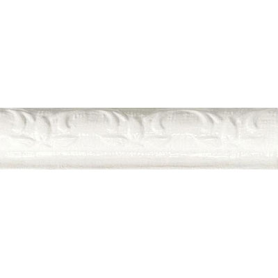 American Olean American Olean Designer Elegance Accents Ice White Orlando Chair Rail Tile  &  Stone