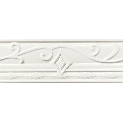 American Olean American Olean Designer Elegance Accents Ice White Portofino Tile  &  Stone