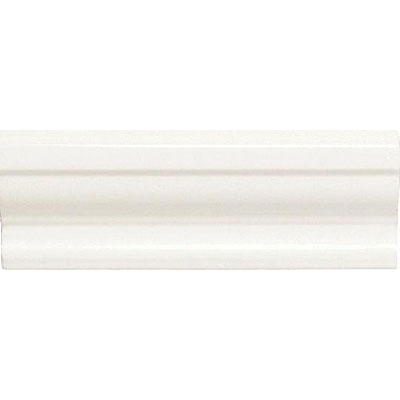 American Olean American Olean Designer Elegance Accents Ice White Shelf Rail Tile  &  Stone