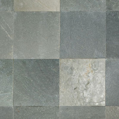 ASC Slate Asc Slate Mayan Riviera Slate 16 X 16 Dolphin Fin Tile  &  Stone