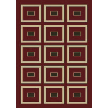 Orian Rugs Orian Rugs Magic 5 X 7 Muse Spanish Red Area Rugs