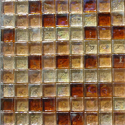 Maestro Mosaics Maestro Mosaics Seaside Glass Mosaic Blends Amber Mix Tile  &  Stone