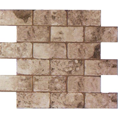 Geo Ceramiche Geo Ceramiche Celtic Mosaic 2 X 4 Noce Tile  &  Stone