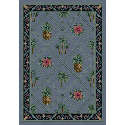 Milliken Milliken Bristol Bay 8 Round Lapis Area Rugs