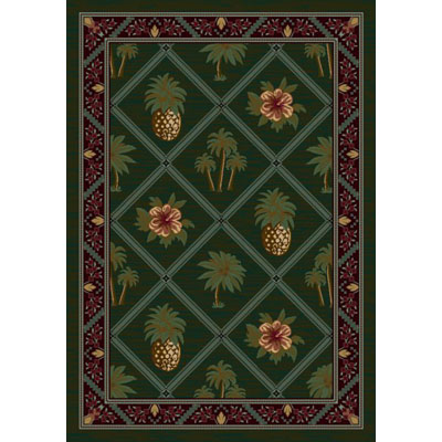 Milliken Milliken Bristol Bay 8 Round Olive Area Rugs