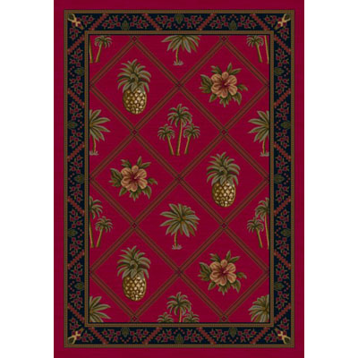 Milliken Milliken Bristol Bay 8 X 8 Square Ruby Area Rugs