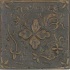 Tesoro Quadrifoglio Tozzetto Iron Gold 4 X 4 Tile