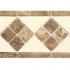 Daltile Tumbled Stone Combination Listello Almond/