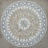 Stepco Kaldera Stone Medallions Light, Gold, Noce Tile & Stone