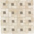 American Olean Artistic Elements Stoneworks Pinwheel 1 X 2 (12x12) Azteca/bronze Dots Mw01/tu0512pwms1p