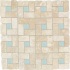 American Olean Artistic Elements Stoneworks Pinwheel 1 X 2 (12x12) Azteca/mist Dots Gw01/tu0512pwms1p