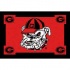 Logo Rugs Georgia University Georgia Area Rug 4 X 6 Area Rugs