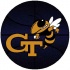 Logo Rugs Georgia Tech University Georgia Tech Basketball 4 Ft Area Rugs