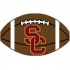 Logo Rugs Usc University Usc Football 2 X 2 Area R