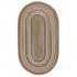 Capel Rugs American Legacy 9 X 13 Oval Natural Red Area Rugs
