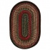 Capel Rugs Americana 1 X 2 Oval Black Area Rugs